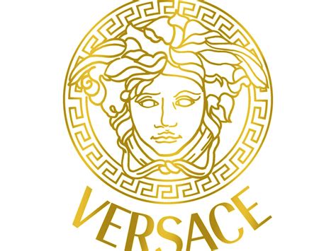 versace medusa icon|Versace face logo.